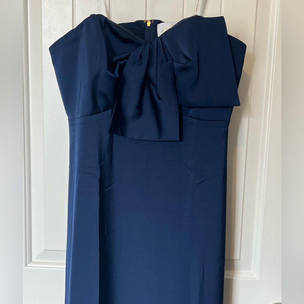 Lilly Pulitzer Formal Navy Blue Strapless Dress - 8